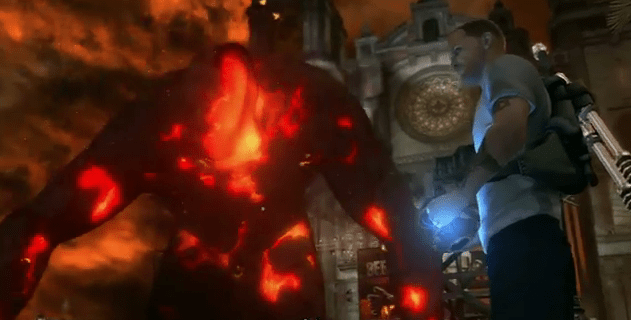 Cole apunto de usar el RFI contra The Beast