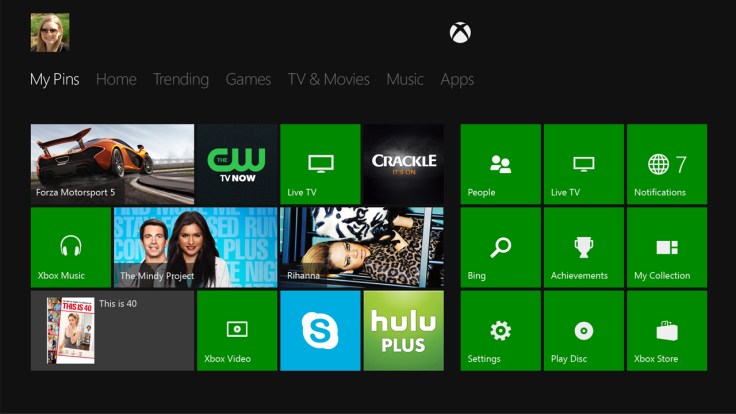 Xbox One Dashboard