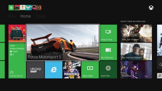 Xbox One - Home